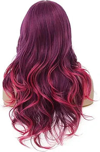 Burgundy Dark Purple Full Wig