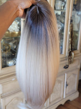 14 Inch Ombre Blonde Wig With Bangs