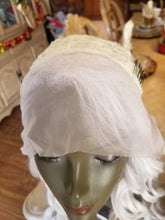 White Blonde Curly Wave Lace Front Wig