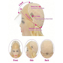 613 Blonde Lace Front Wig Human Hair 250% Density 13x4 HD Transparent Body Wave Glueless Wig 32-34 inches