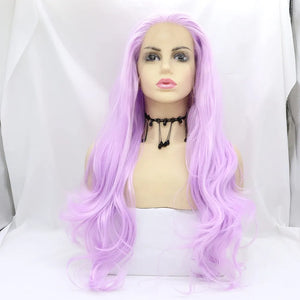 24” LIGHT PURPLE Lace Front wig *NEW*