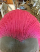 Hot Pink Beauty Wavy  Lace Front Wig