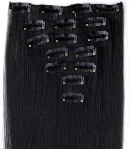 Black Straight Clip in Extensions
