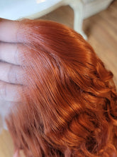 Copper Curly Beautiful Lace Front Wig