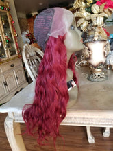 Red Wavy Lace Front Wig