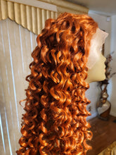Copper Curly Beautiful Lace Front Wig