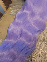 Lilac Light Purple Curly Wavy Lace Front Wig Wig Human Hair Synthetic Hair