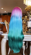 Rainbow Lace Front Wig