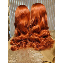 Copper Wavy Beauty Lace Front Wig inches!!