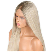 Ombre White Blonde Lace front Wig