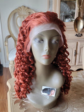 Copper Curly Beautiful Lace Front Wig