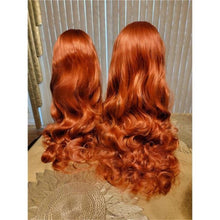 Copper Wavy Beauty Lace Front Wig inches!!