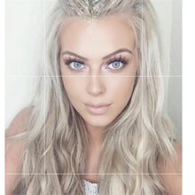Ombre White Blonde Lace front Wig