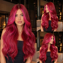 Red Beauty Wig with Bangs- Perfect for Daily Wear