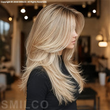 Light Blonde Layered Beauty Wig
