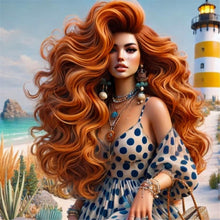 Copper Ginger Orange with Loose Waves Featuring a 13X4 HD Body Wave