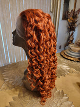 Copper Curly Beautiful Lace Front Wig