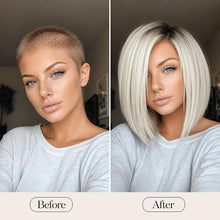 Ombre Blonde Bob Beauty Full Wig