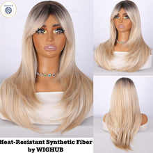 Light Blonde Layered Beauty Wig