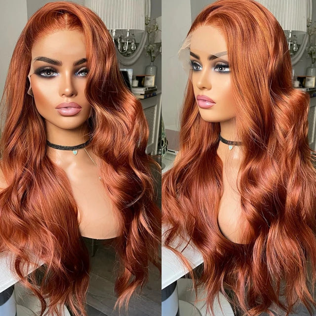 24” COPPER RED Lace Front wig *NEW*