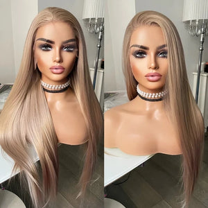 22” ASH BLONDE Lace Front wig *NEW*