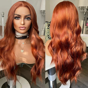 24” COPPER RED Lace Front wig *NEW*