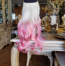 Blonde Pink Halo Extension