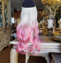 Blonde Pink Halo Extension