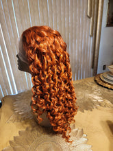 Copper Curly Beautiful Lace Front Wig