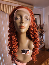 Copper Curly Beautiful Lace Front Wig