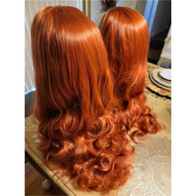 Copper Wavy Beauty Lace Front Wig inches!!