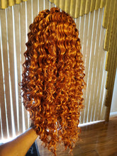 Copper Curly Beautiful Lace Front Wig