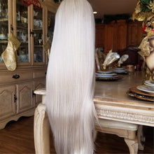 Ombre White Blonde Lace front Wig