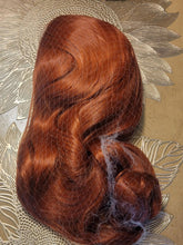 Copper Ginger Orange with Loose Waves Featuring a 13X4 HD Body Wave