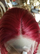 Red Wavy Lace Front Wig