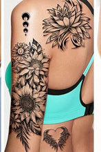 Beautiful Sunflower Temporary Tattoo