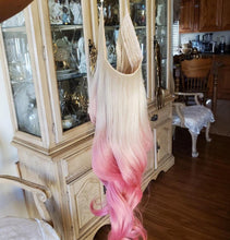 Blonde Pink Halo Extension