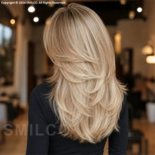 Light Blonde Layered Beauty Wig