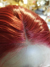 Red Wavy Lace Front Wig