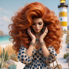 Copper Ginger Orange with Loose Waves Featuring a 13X4 HD Body Wave