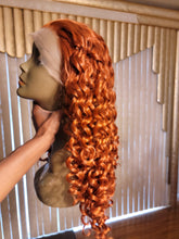 Copper Curly Beautiful Lace Front Wig
