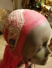 Hot Pink Beauty Wavy  Lace Front Wig