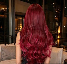 Red Beauty Wig with Bangs- Perfect for Daily Wear