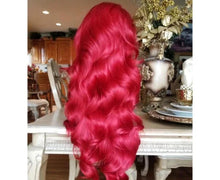 Red Bodywave Lace Front Wig 24-26 inches!!