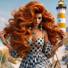 Copper Ginger Orange with Loose Waves Featuring a 13X4 HD Body Wave