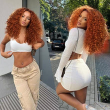 Copper Curly Lace Front Wig 24-26 inches!!