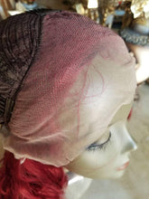 Red Wavy Lace Front Wig