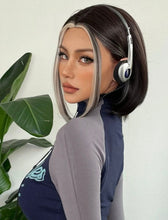 White Blonde Brown Full Wig