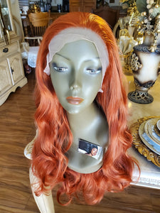 24” COPPER RED lace front wig *NEW*