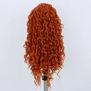 Copper Curly Lace Front Wig